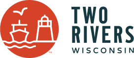 Two Rivers Wisconsin Logo and Text
