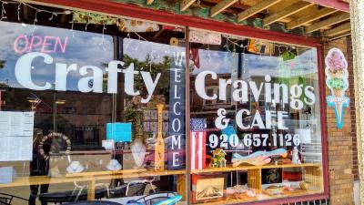 Crafty cravings cafe outside look 