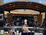 Bandstand in use