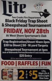 Event poster featuring silhouette of person shooting.