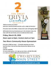 Trivia contest event details.