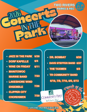Concerts in the Park Line up 2026