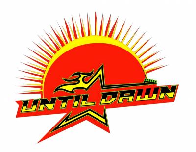 Sunset with spikey rays.