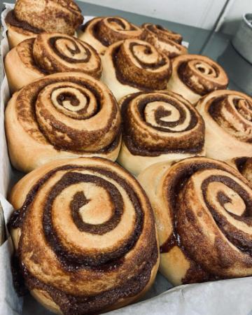 Cinnamon rolls.