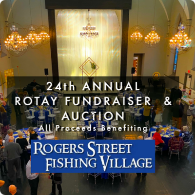 People mingling inside Sepia Chapel.