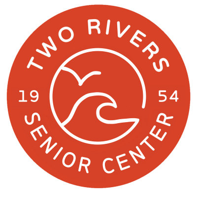 Round seal of Two Rivers Senior Center.