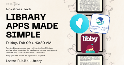 Event banner featuring Libby logo, Beanstack logo, and library system logo.