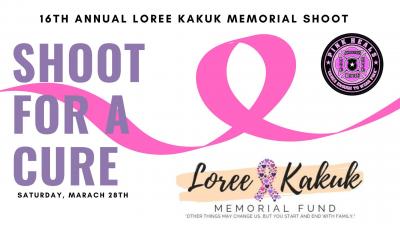 Shoot for a Cure event poster.