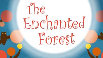 Images of owl and squirrel perched on tree branches.