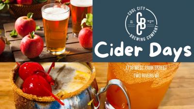 Photos of yummy apple-related drinks.