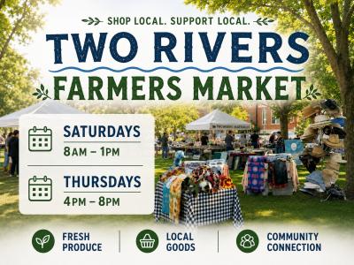 Event poster featuring several booths set up in Central Park East.