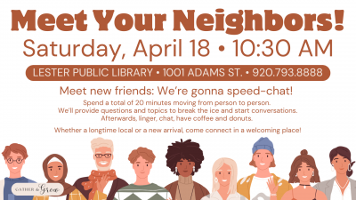 Event poster featuring an array of diverse people.