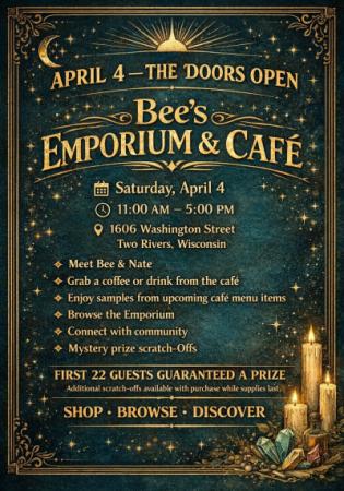 Event poster featuring starlight and candles.