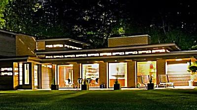 Image of Still Bend, a Frank Lloyd Wright-designed "Dream Home" in Two Rivers.