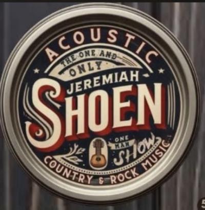 Round seal with "Jeremiah Shoen Acoustic."