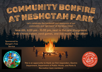 Bonfire at Neshotah Beach