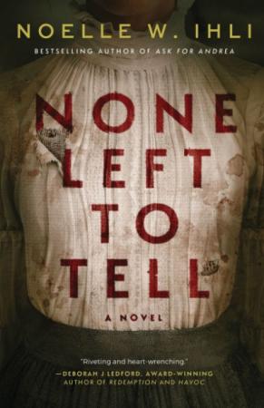 Strictly Fiction event announcment featuring book cover of "None Left to Tell."