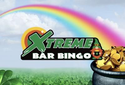 Rainbow with a pot o' gold at the end of it.