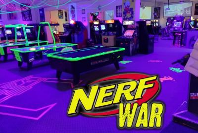 NERF WAR @ Heroes Venture Arcade.