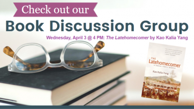 Book Discussion Group feature: The Latehomecomer.