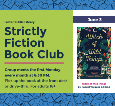Strictly Fiction Book Club featuring "Witch of Wild Things."