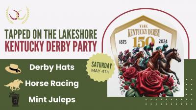 Kentucky Derby party @ Tapped event poster.