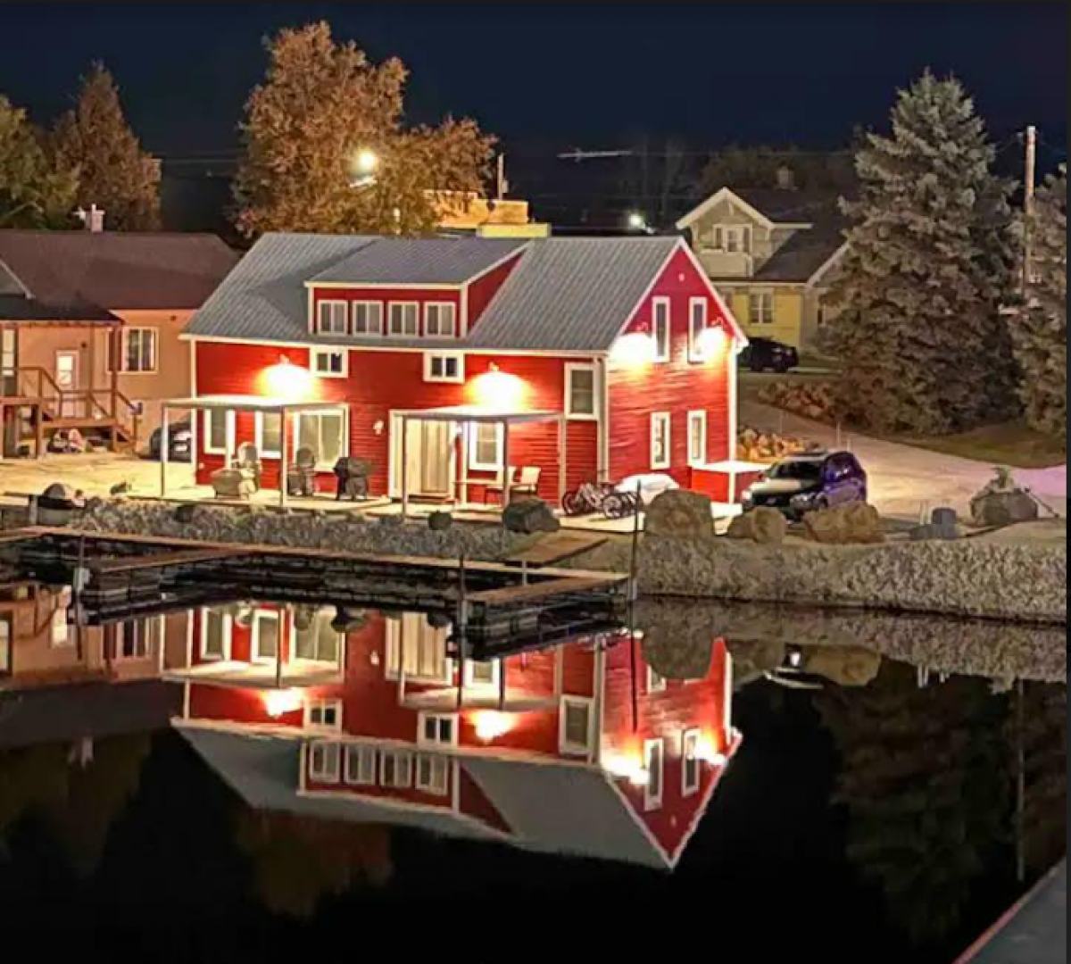 Red Barn on the River