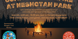 Bonfire at Neshotah Beach