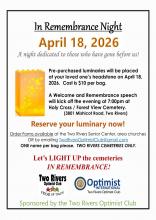 Event poster featuring a paper sack with a design cut into it for light to shine out of.