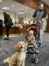 Daisy visits the Lester Public Library.