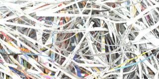 Shredded paper